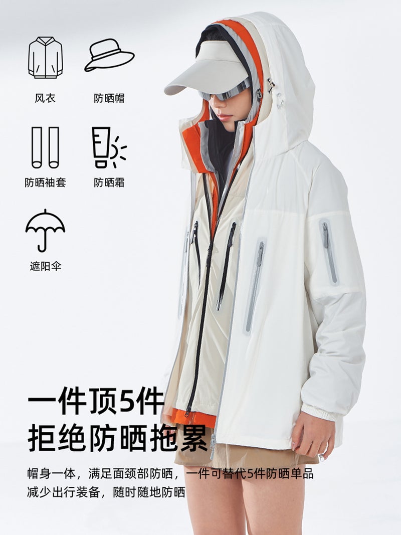 Summer Outdoor Sports Hiking Lightweight Breathable Waterproof Casual Coat Couple Sun Protection Coat Upf50 - Image 4